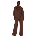 Womens Two Piece Hoodie Set with Wide Leg Sweatpants Lounge Set