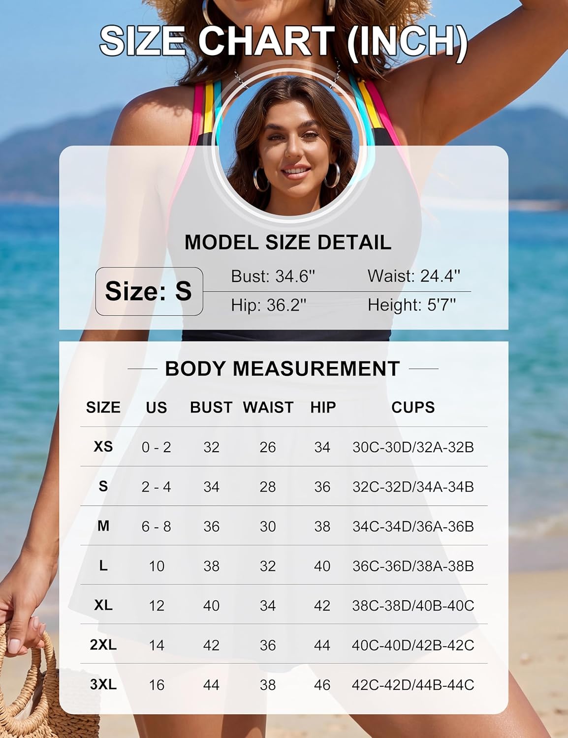 Womens One Piece Swim Dress with Built In Shorts