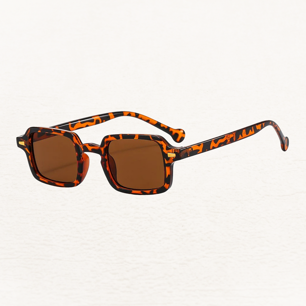 Retro Square Tortoiseshell Sunglasses for Women
