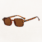 Retro Square Tortoiseshell Sunglasses for Women