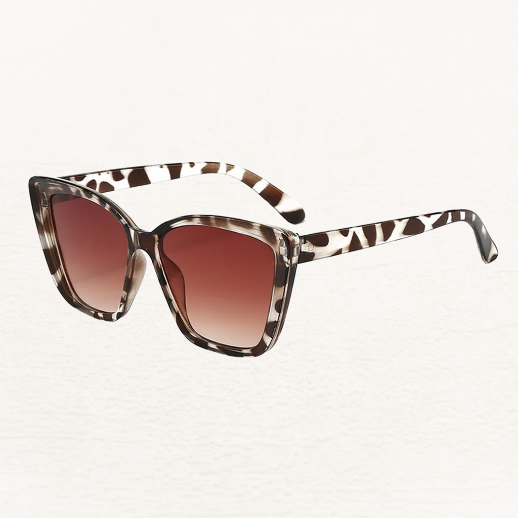 Oversized Black Cat Eye Sunglasses for Women