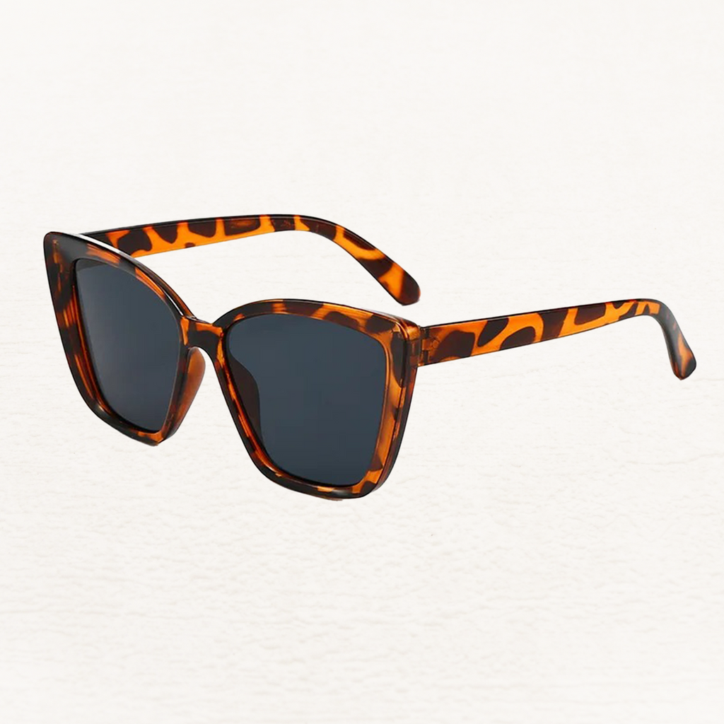 Oversized Black Cat Eye Sunglasses for Women