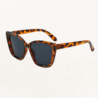 Oversized Black Cat Eye Sunglasses for Women