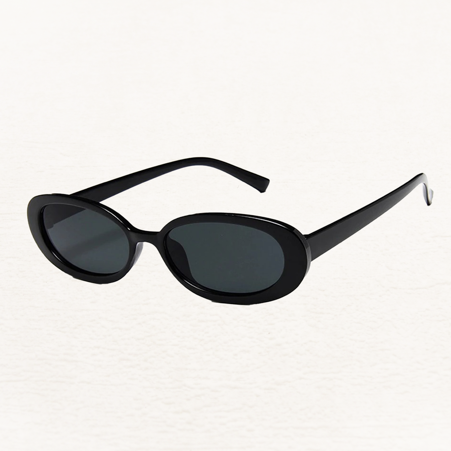 Retro Oval Tortoiseshell Sunglasses for Women