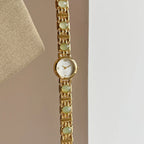 Elegant Round Dial Womens Quartz Watch