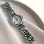 Elegant Round Dial Womens Quartz Watch