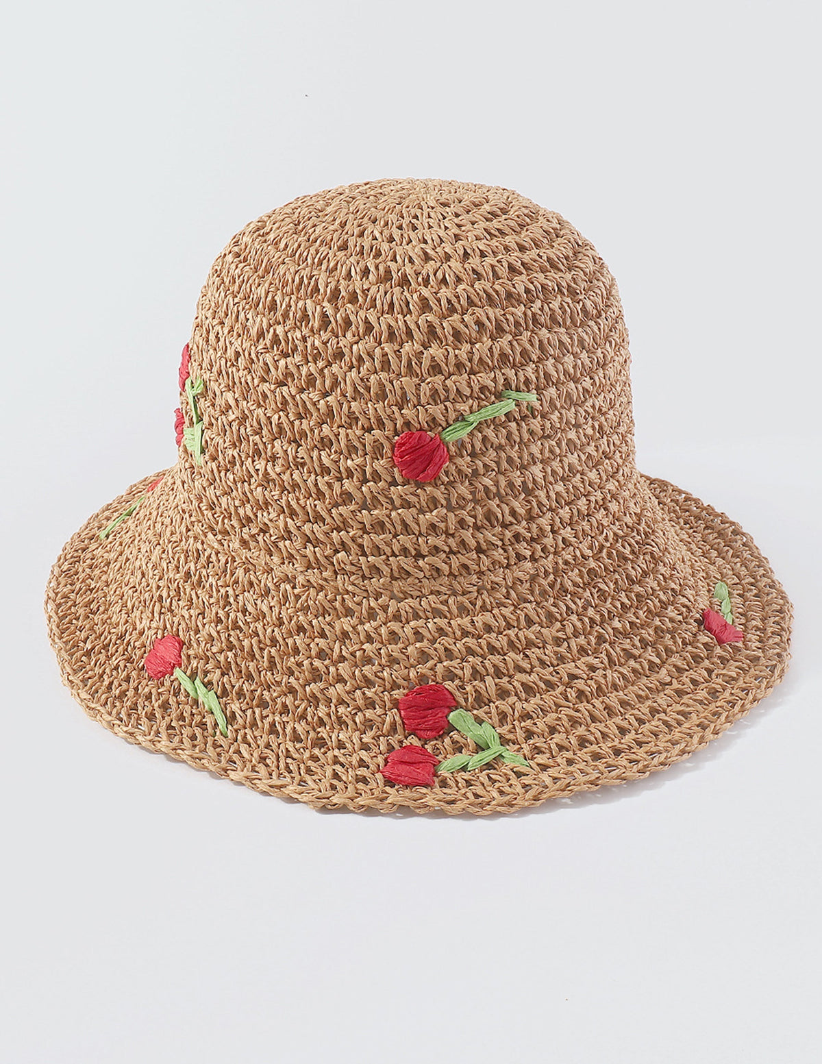 Bloemen Bucket Hat Geweven