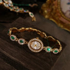 Womens Bracelet Watch with Crystal Dial Quartz