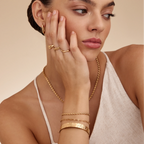 Classic Gold Rope Chain Bracelet with Extender